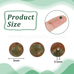 2 нити натуральных индийских агатовых бусин нити&nbsp;G-OC0005-65