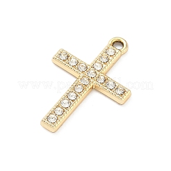 Подвески из сплава и страза&nbsp;ALRI-D303-20G-01