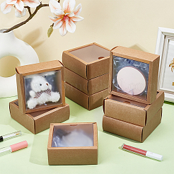 Складные квадратные подарочные коробки для хранения бумаги&nbsp;LS-CON-WH0110-42C-03