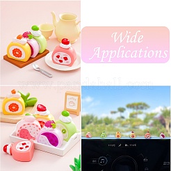 36 шт. 6 стиля смоляная модель еды скульптура витрина украшения&nbsp;DIY-CJ0003-15