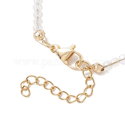 Браслеты из окрашенного натурального малайзийского нефрита и стеклянных бусин для женщин&nbsp;BJEW-JB13076-01