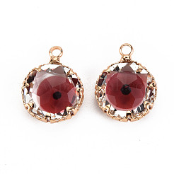 Прозрачные стеклянные подвески GLAA-S193-004A