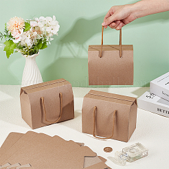 Прямоугольный подарочный футляр для хранения из крафт-бумаги&nbsp;CON-WH0095-132