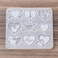 Тема дня святого валентина diy кулон силиконовые Молды&nbsp;SIL-F016-03B