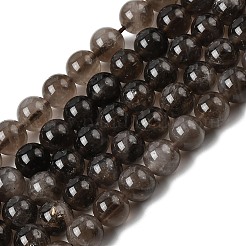 Природный дымчатый кварц нитей бисера&nbsp;G-B167-A09-8mm