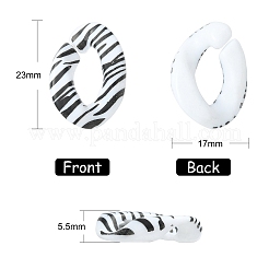 100 шт. Акриловые соединительные кольца&nbsp;SACR-CJ0001-33