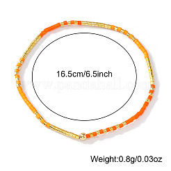 5 шт. Набор эластичных браслетов из стеклянного бисера в богемном стиле&nbsp;ES9222-1