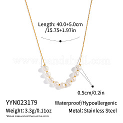 Ожерелья из круглых бусин из натурального пресноводного жемчуга 5 мм&nbsp;KK2160-1