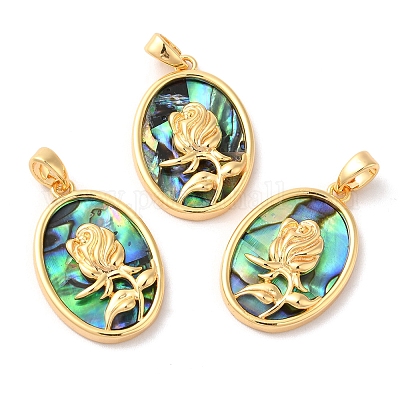 Латунь овальные подвески KK-I703-05A-G-1