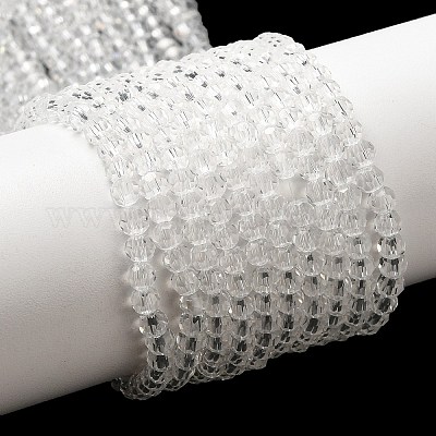 Прозрачные стеклянные бусины EGLA-A035-T3mm-D19-1