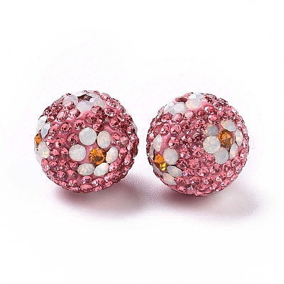 Бусины со стразами&nbsp;RB-L029-03K-1