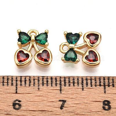 Латунные микро проложить кубического циркония подвески KK-N261-94A-G-1