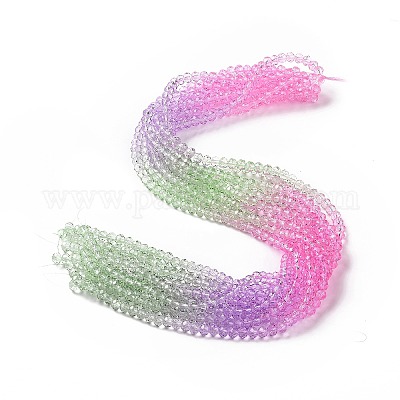 Прозрачные стеклянные бусины&nbsp;LS-GLAA-L045-01A-03-1