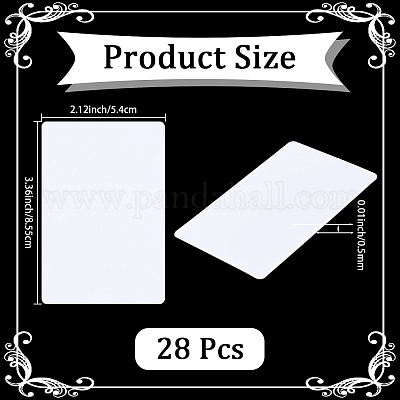 28шт пластиковые листы&nbsp;DIY-CP0013-25B-1