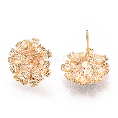 Латунные серьги&nbsp;LS-KK-I622-37G-NF-1