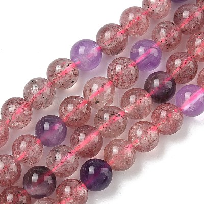 Бусы из натурального ауралита&nbsp;G-Z139-A01-6mm-1