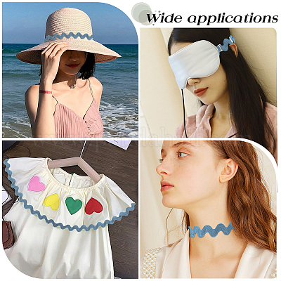 Лента из полиэстерового волнистого кружева&nbsp;OCOR-GF0004-36B-18-1