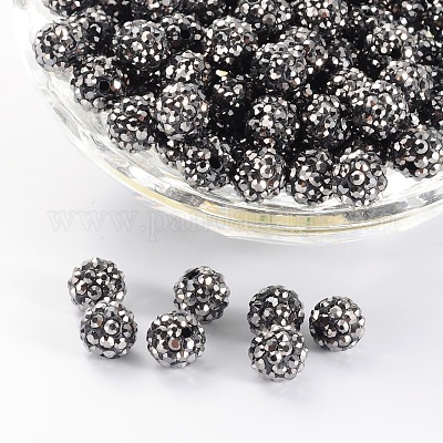 Бусины со стразами&nbsp;RB-H258-HD8mm-566-1