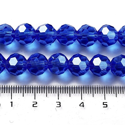 Гальванизируйте прозрачное стекло бисер нитей EGLA-A035-T10mm-A21-1