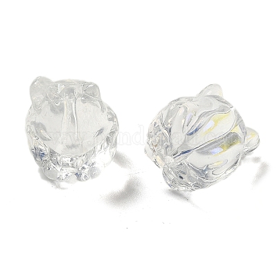 Прозрачные стеклянные бусины&nbsp;GLAA-D025-06M-1