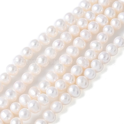 Нити из натурального культивированного пресноводного жемчуга PEAR-I007-07O-05A-1
