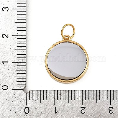 Подвески из нержавеющей стали 304 со стразами&nbsp;LS-STAS-K307-11A-G-1