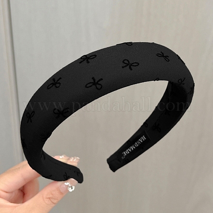 Черные тканевые резинки для волос&nbsp;PW-WGC350E-04-1