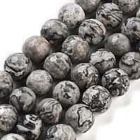 Камень натуральная карта / камень пикассо / пряди яшмы&nbsp;G-G099-10mm-27