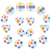 16шт 4 стиля прозрачные прозрачные акриловые подвески&nbsp;KY-SC0001-40