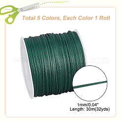 5 рулон 5 цвета нейлонового шнура&nbsp;NWIR-PH0001-99