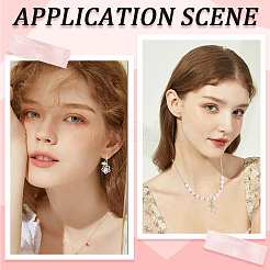 50 шт. подвески в виде стеклянных цветов&nbsp;FIND-SC0020-56