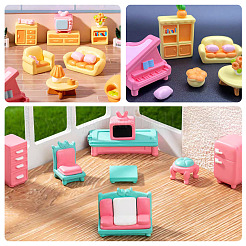 11 шт. 11 стиля пластиковой мебели мини модель&nbsp;AJEW-TA0002-80