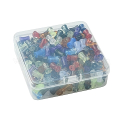 250 шт. прозрачные акриловые бусины градиентного цвета&nbsp;OACR-FS0001-93