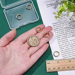 5 шт. латунные кольца пружинного затвора с покрытием стойки&nbsp;KK-ME0003-16