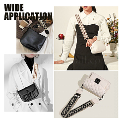 Регулируемый ремешок для сумки из хлопка с узором в виде ромбов&nbsp;FIND-WH0092-46