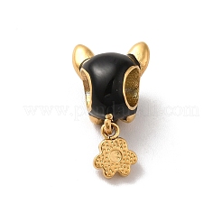 Ионное покрытие (ip) 304 нержавеющая сталь эмаль европейские бусины&nbsp;STAS-G308-03G