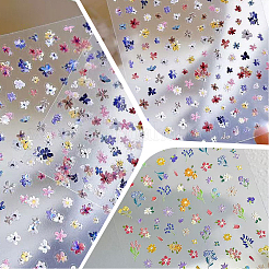 4 шт. 4 стиля с цветочным узором самоклеящиеся наклейки для ногтей для домашних животных&nbsp;MRMJ-SP0001-19