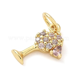 Латунные микро проложить кубического циркония подвески&nbsp;KK-Z120-57B-02