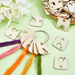 2 мешок досок для намотки деревянных ниток&nbsp;AJEW-GF0011-68B