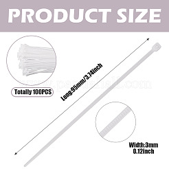 100шт нейлоновые кабельные стяжки&nbsp;TOOL-TA0001-14F-02