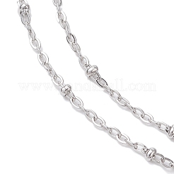 Четки с подвеской в виде креста из нержавеющей стали 304&nbsp;NJEW-JN05416