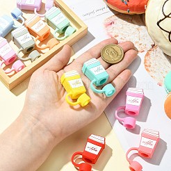 11шт. 11-х цветный силиконовый колпачок для соломинки&nbsp;SIL-CJ0002-84