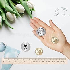 201 памятная монета из нержавеющей стали&nbsp;AJEW-CN0002-35C