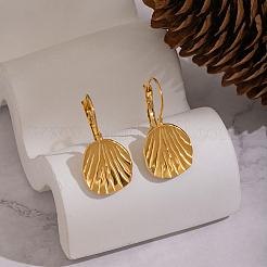 Серьги-гвоздики из нержавеющей стали 304 в форме ракушки&nbsp;NX2323