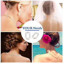 2 шт. 925 кольца-пружинки из стерлингового серебра&nbsp;STER-MA0001-01