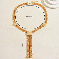 Многослойные колье из сплава с кисточками в форме буквы Y для торжественных случаев.&nbsp;YI4513