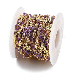 Латунные сердечные цепи&nbsp;KK-D368-03G-G