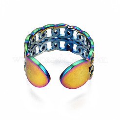 Полые открытые манжетные кольца&nbsp;RJEW-N038-026