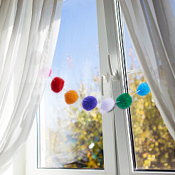 Diy pom шары украшения наборы для изготовления&nbsp;DIY-SZ0001-39B