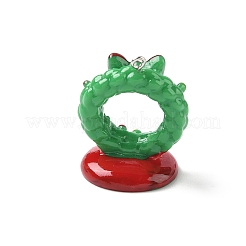 Подвески из непрозрачной смолы на рождественскую тематику&nbsp;LS-RESI-I336-01P-07